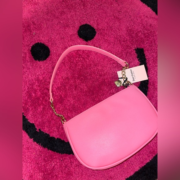 Juicy Couture Pink Bedazzled Shoulder Bag Purse NWT - Picture 2 of 6